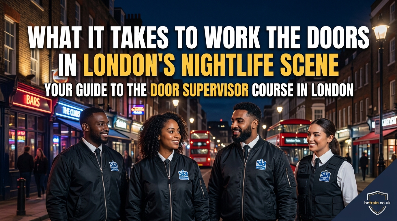 Get certified with a door supervisor course in London and become the professional face of the city's vibrant nightlife scene at betrain.co.uk.